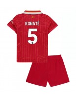 Liverpool Ibrahima Konate #5 Kotipaita Lasten 2024-25 Lyhythihainen (+ shortsit)